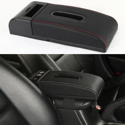 Car Armrest Mat Universal Height Increase Pad Car Tissue Box Armrest Protection Cushion Storage Box Elbow Support Arm Cover