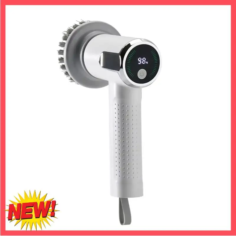 

Электрическая щетка для чистки B17C, беспроводная и перезаряжаемая, высокоскоростное вращение для кухни, водонепроницаемость IPX7, зарядка типа C