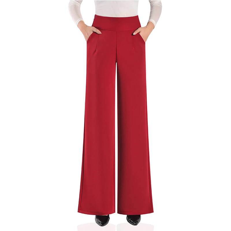 Nowe damskie letnie cienkie spodnie wyszczuplające z wysokim stanem, luźne spodnie typu \"mom jeans\" do tańca, modne luźne spodnie codzienne z szerokimi nogawkami dla kobiet w średnim wieku.