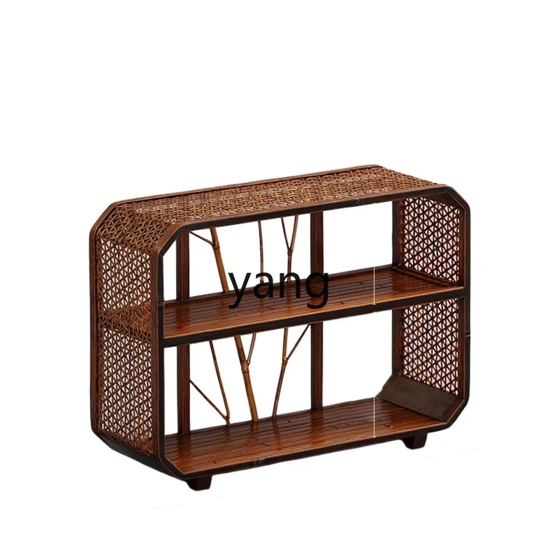 

Xiangfei bamboo branch old coal bamboo tea shed tea set storage bogu frame