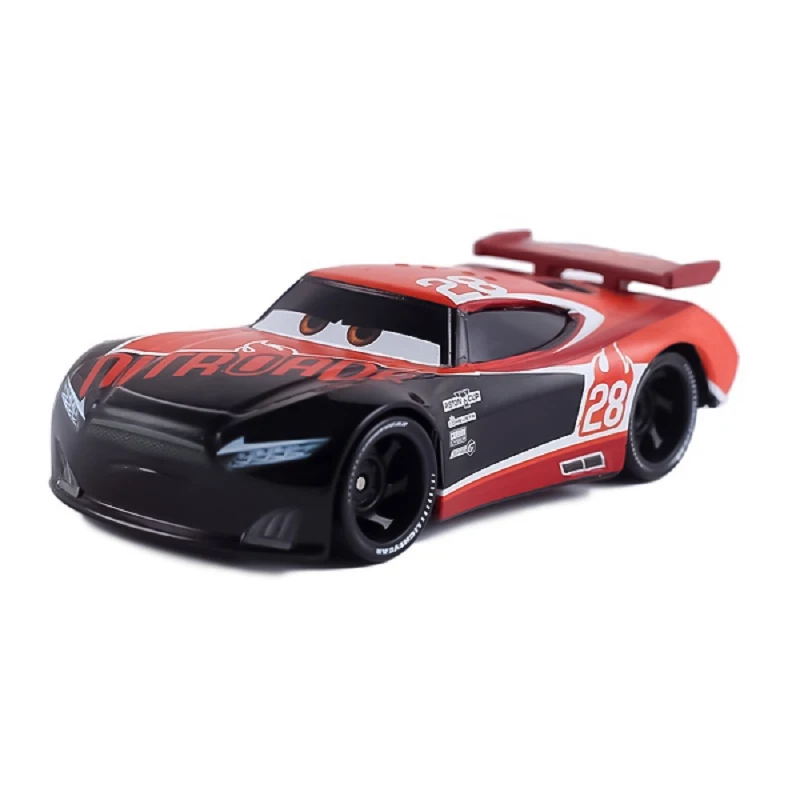 Disney Pixar Cars 3 No. 28 Cars 2 Lightning McQueen Axelrod Mater Miss Diecast Vehicle Metal Alloy Boy Kid Toys Christmas Gift