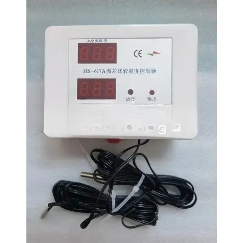 617A Solar Hot Water Return Water Temperature Difference Comparison Controller Circulating Pump Digital Display Adjustable Instr