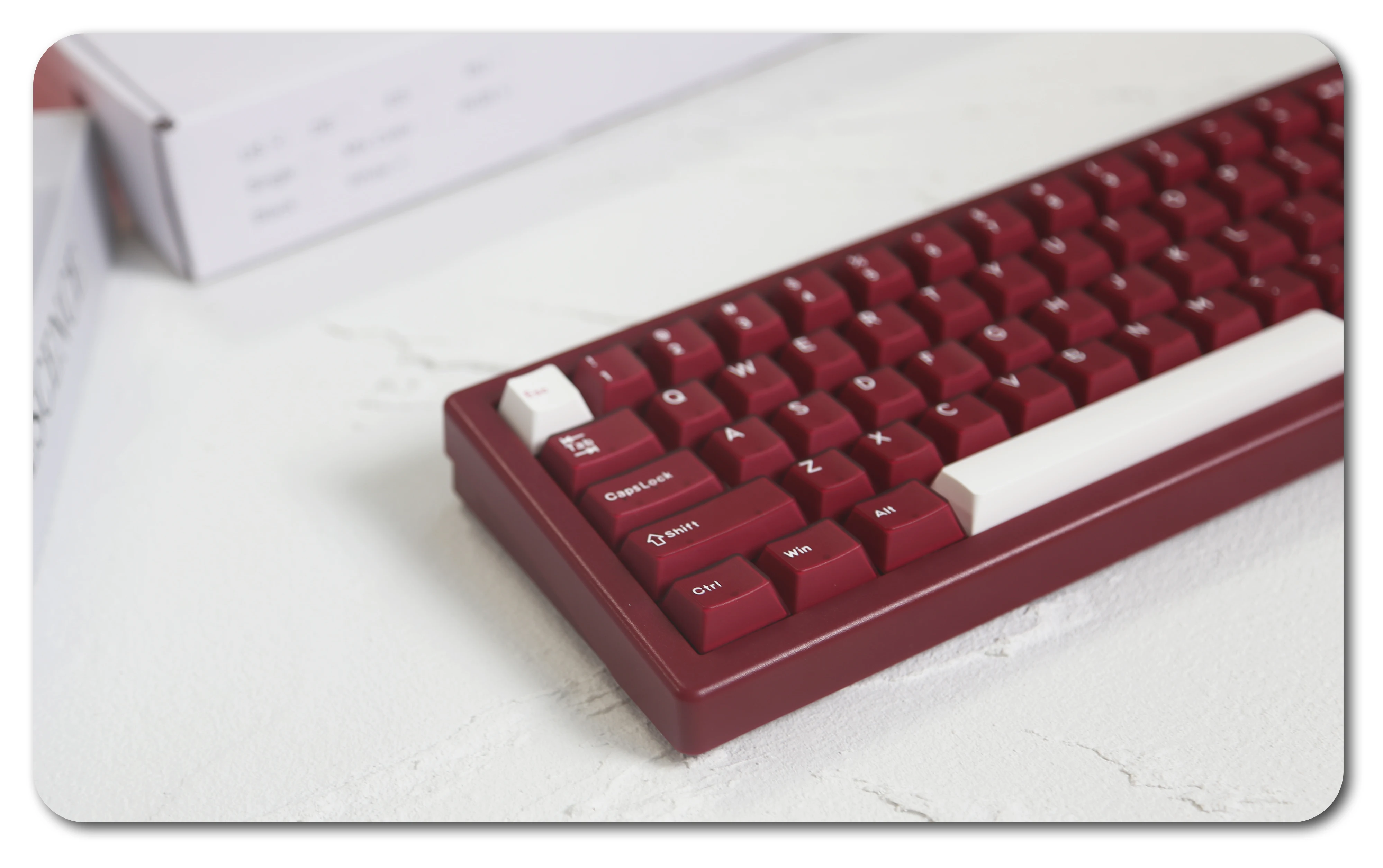 GMK67 65% Tiefe rot mechanische tastatur kit bluetooth 2,4G drahtlose verdrahtete Angepasst mit RGB Backlit