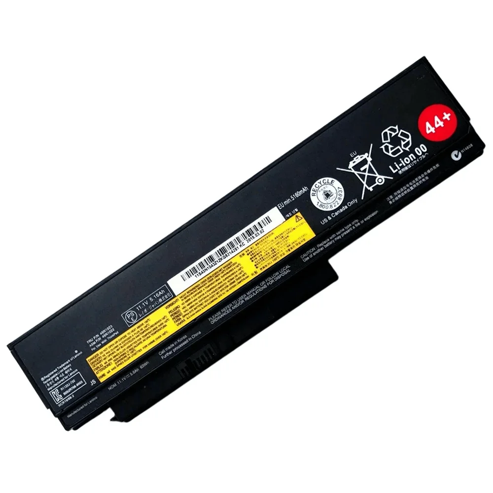 Imagem -06 - Lenovo-thinkpad Bateria do Portátil Original 44 Mais 45n1023 11.1v 63wh X230 X230i X220 X220i 45n1172 45n1027 Brand New