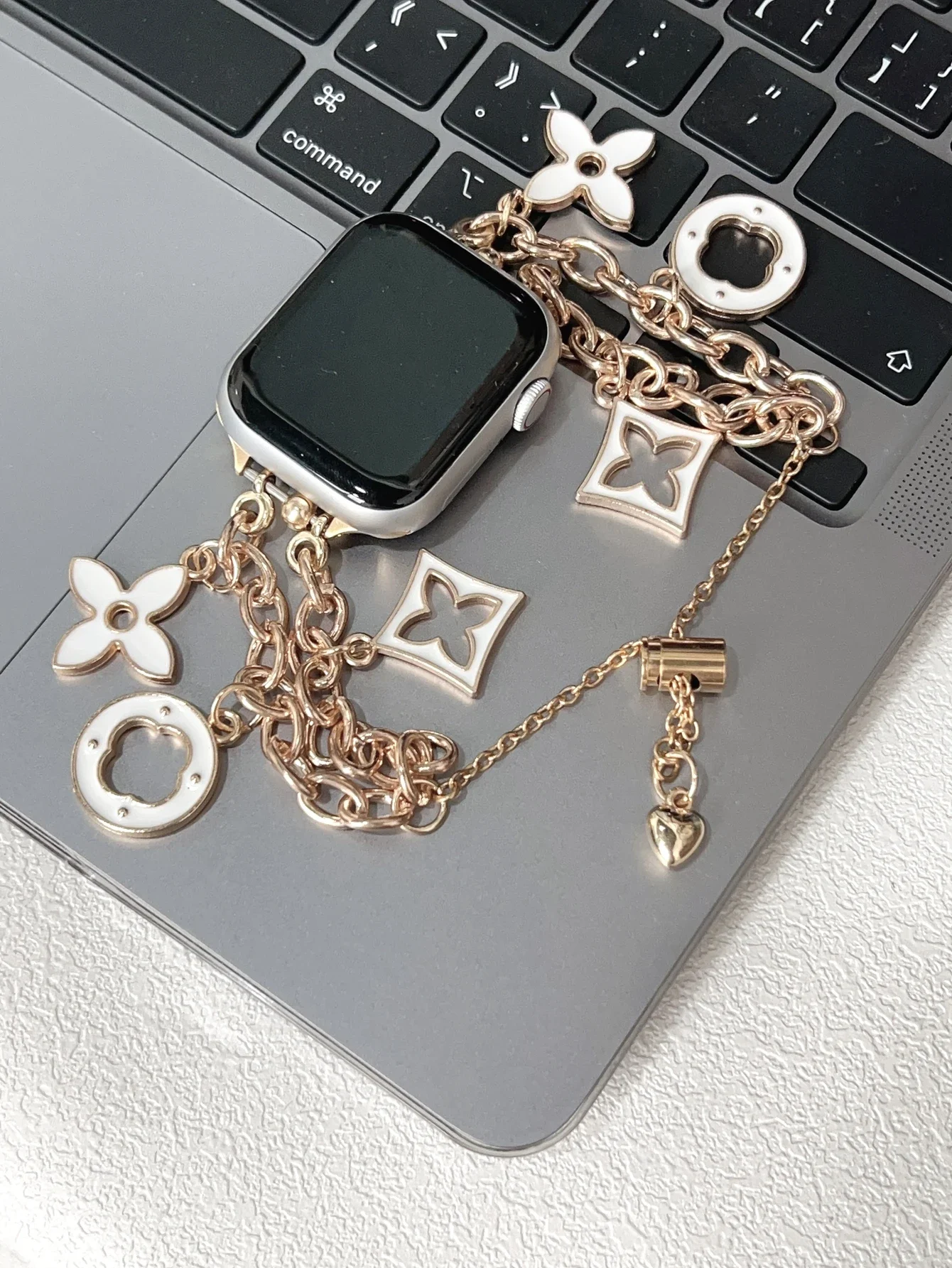 ممتاز سوار فاخر وصلة معدنية لسلسلة سوار ساعة أبل 8/7/6/10/9 40 مللي متر 41 مللي متر 38 مللي متر 42 مللي متر 44 مللي متر 45 مللي متر 46 مللي متر حزام