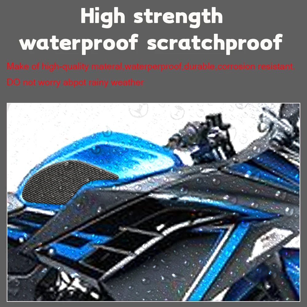 Motorcycle Accessories Side Tank Traction Pad Stickers Fuel Knee Grip Protector Anti Slip Decals For Kawasaki Ninja 250 300