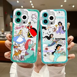 Disneies Princess Evil Queen Phone Case For Samsung S24 S23 S22 S21 S20 S10 FE Note20 Note10 Plus Ultra Lite 5G Clear Soft Cover