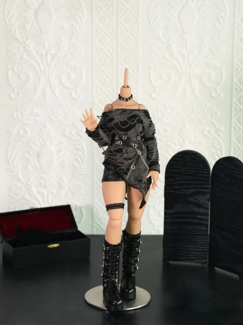 เสื้อผ้าตุ๊กตา bjd เหมาะสำหรับเสื้อเปิดไหล่ผ่าสูงขนาด 1-4, กางเกงหนัง และอุปกรณ์เสริมตุ๊กตา