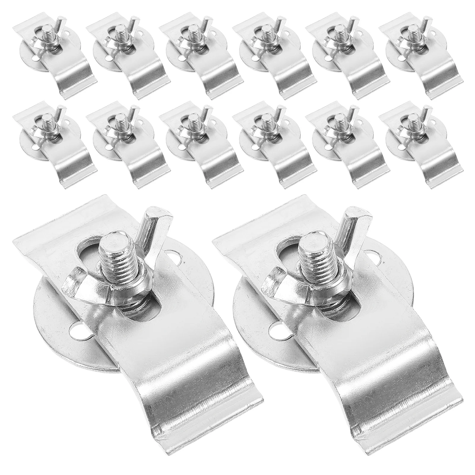 

30Sets Undermount Sink Fixing Clips Stainless Steel Heavy Duty Mounting Brackets for Kitchen Bathroom Support Hardware