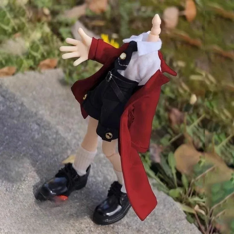 Langes Windbreaker-Hemd und Hose im Maßstab 1:12, Asi 2.0 OB11-Kleidungsmodell, passend für 1:12 Azone Picco Actionfigur-Körperpuppen – Detail 5