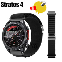 Band For Zeblaze Stratos 4 Smart watch Strap Nylon Soft Bracelet Bands Belt Screen Protector film