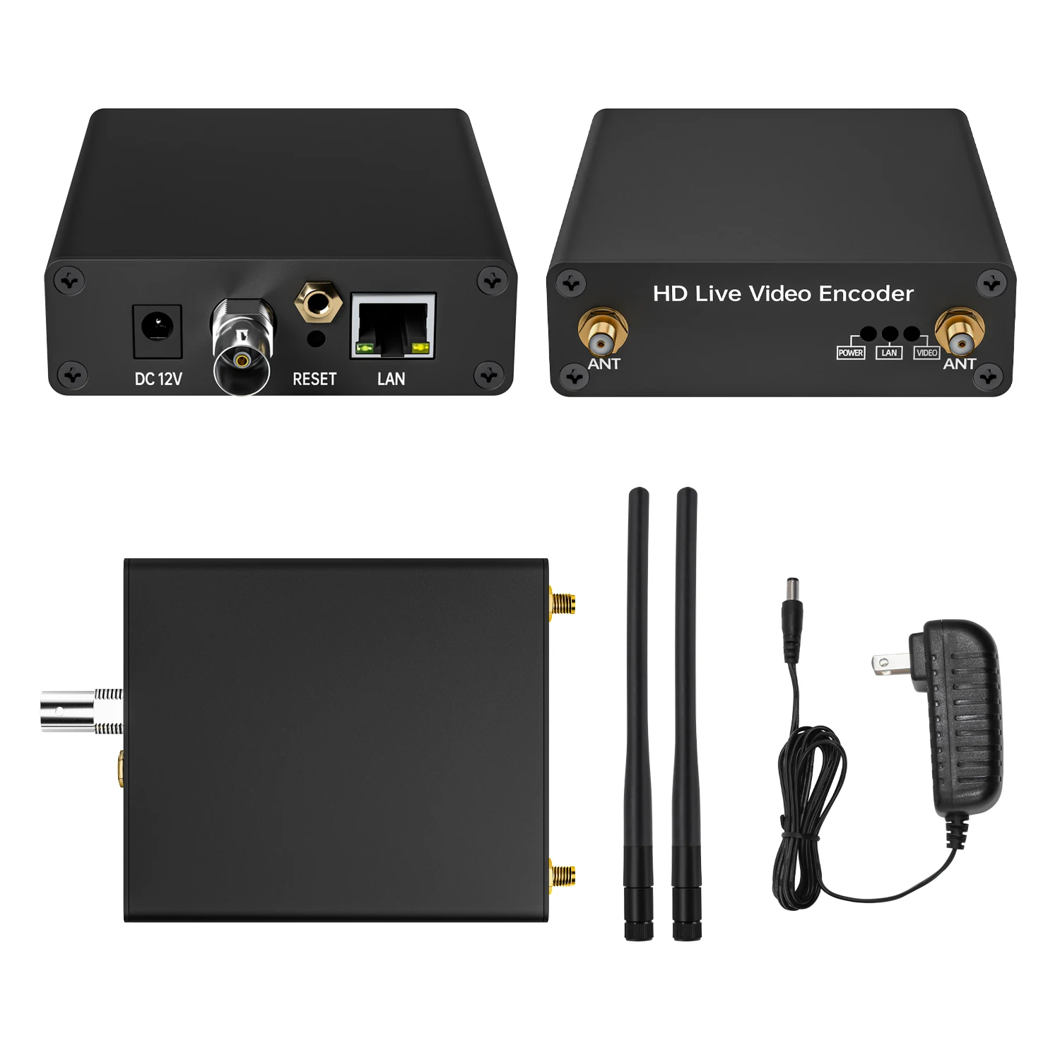 Wireless SRT Live Streaming Transmitter 1080P RTSP SDI Video IP IPTV Encoder Equipment Vmix