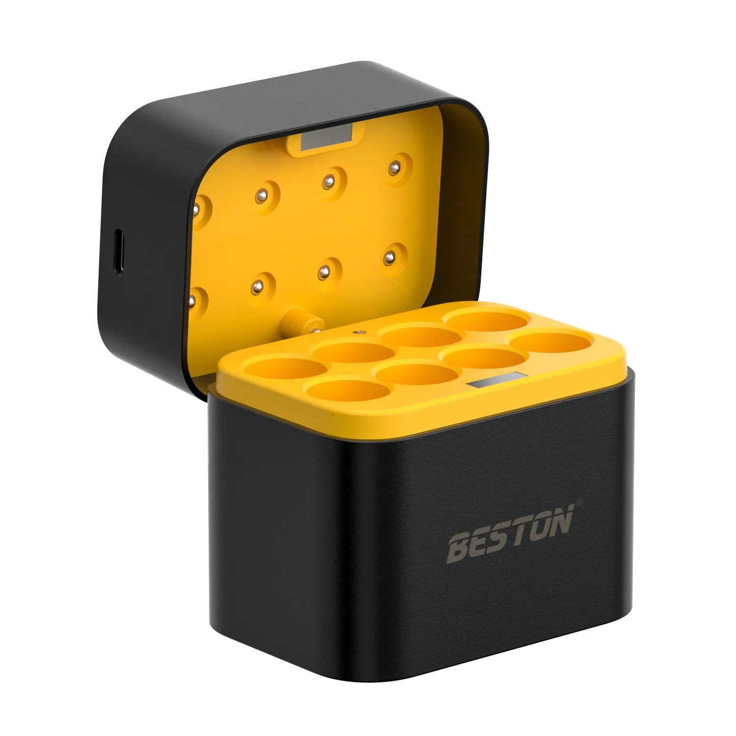 8-slots 1,5 V slimme AA/AAA lithiumbatterijladerbehuizing Snel opladen batterijlader Slim oplaadcompartiment - afbeelding 1