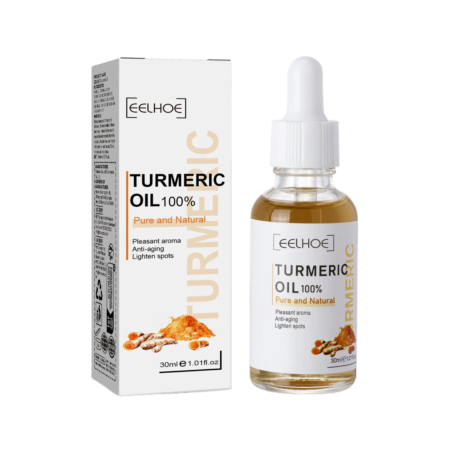 

EELHOE Turmeric Correction Essence Facial Care Hydrating Moisturizing Gentle Moisturizing Skin Care Essence 1pcs
