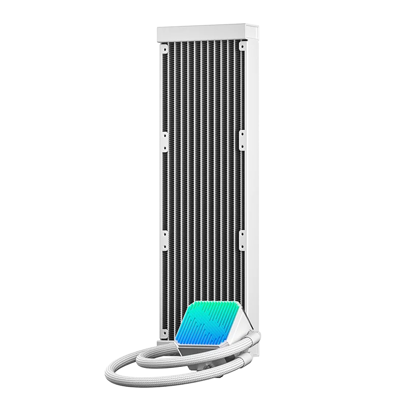 DX360X White Fanless Edition 5V Water Cooling Radiator High Performance Fluid Bearing 120mm Copper Aluminum Ball