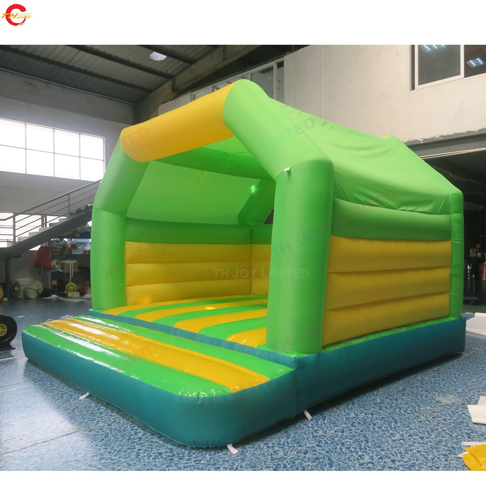 4x3m エアー遊具 インフレータブルバウンサー 誕生日パーティー レンタル用 インフレータブルジャンプハウス 送風機付き 販売中