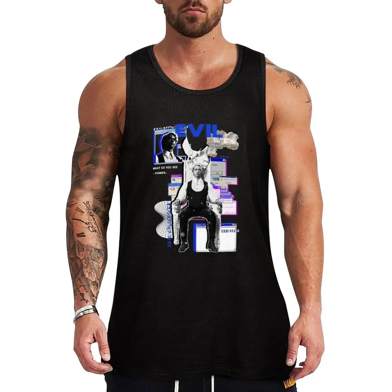 Coriolanus Snow Tank Top Casual Work Tank Top Utility Sleeveless Shirt