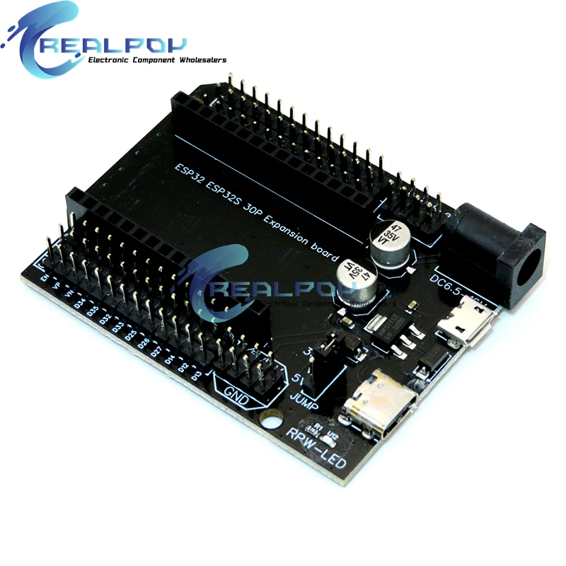 ESP32-WROOM-32 확장 개발 보드, 30P DEVKIT V1 전원 보드 모듈, ESP32S 쉴드 개발 확장 보드