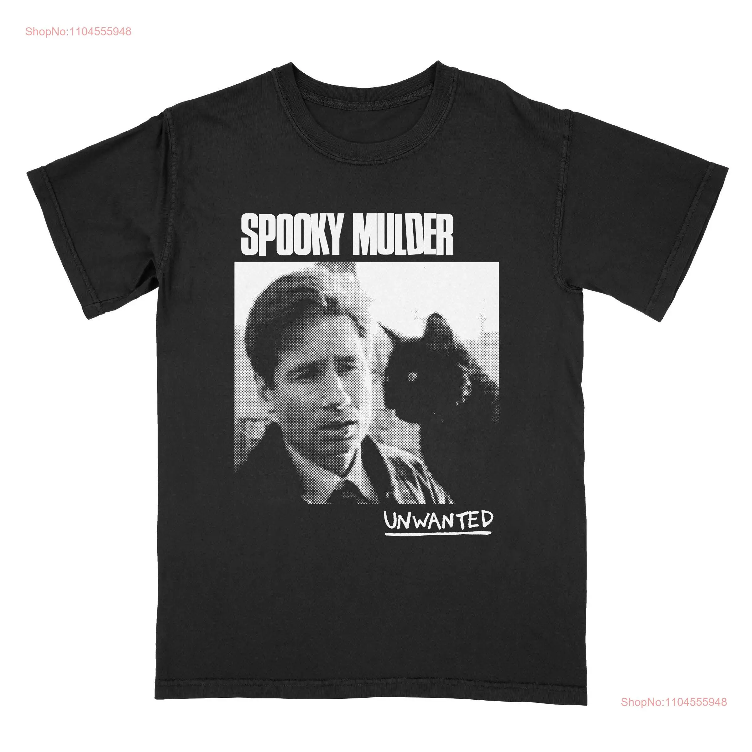 Spooky Mulder Unwanted Files Jawbreaker T Shirt long or short sleeves