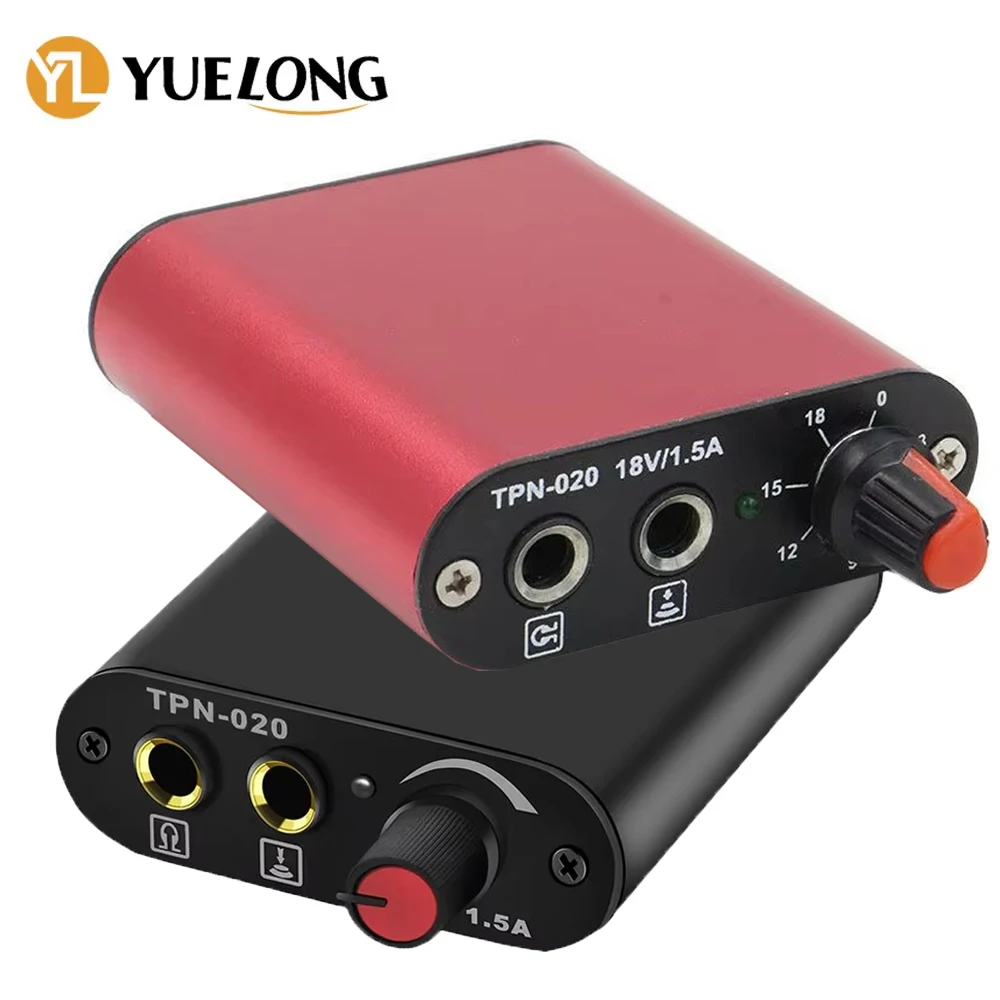 

Professional Mini Tattoo Power Supply Black Red Blue Power Supply for Tattoo Rotary Machine Gun Accessories