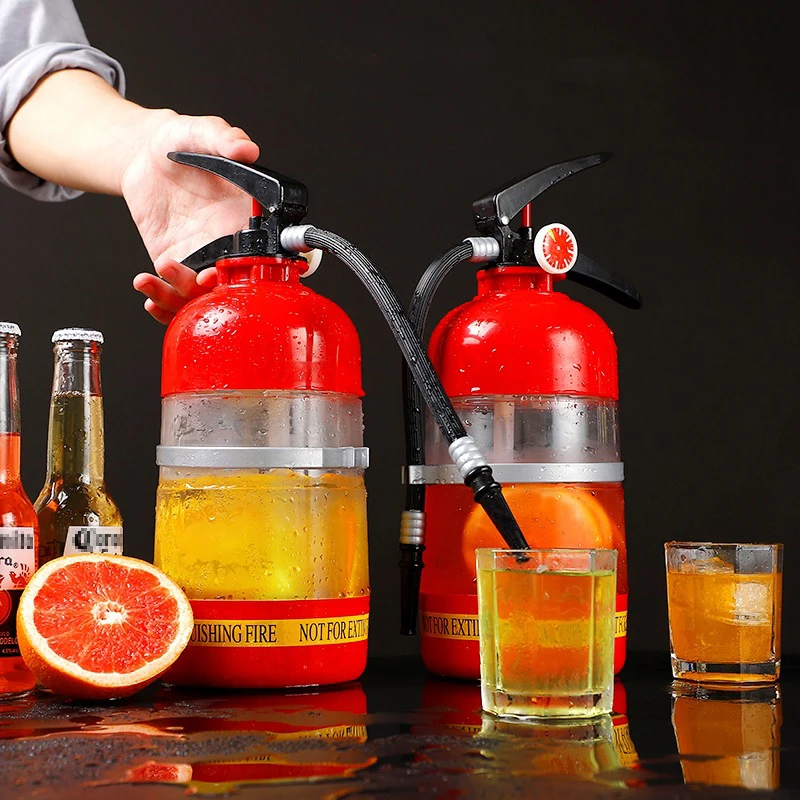 

1.5L Wine Drink Dispenser Fire Extinguisher Pourer Party Beer Dispenser Beverage Wine Spirits Beer for Party Bar Accessory