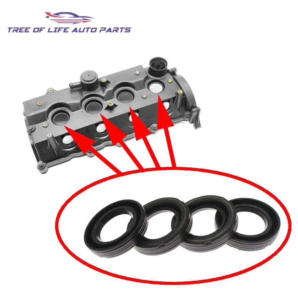 Valve Cover Oil Seal Kits Fit For Opel 1.7D Astra 5607251 98014752 8980011422 (4pcs)