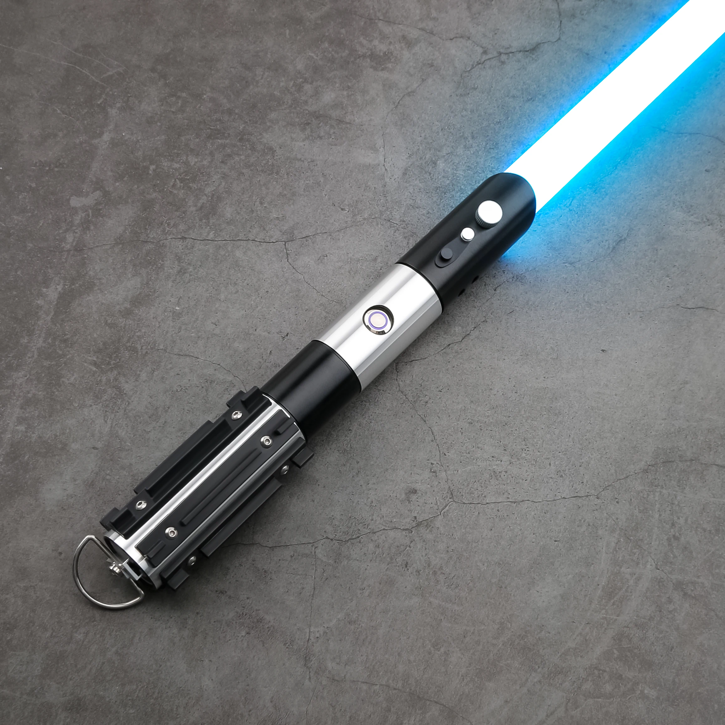 TXQSABER Light Sword Metal Hilt RGB Smooth FOC Blaster Rechargeable Volume Control Cosplay Collection Gift Light Sword Prop