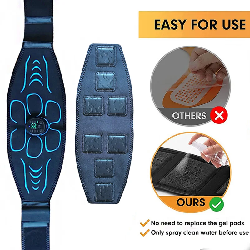 Smart Waist Muscle Toner Abdominal Toning Belt Body Massager Abs Trainer Muscle Training Workout Home Gym Fitness Equipment - Image 2
