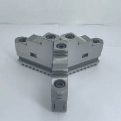 Lathe chuck collet Manual Self Centering K11-200C/250C 3jaws chuck Machine tool  chuck  seperate jaw ,Movable jaw(3Pcs/Set)