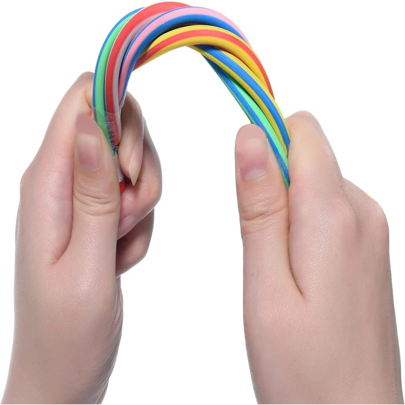 5Pcs Flexible Soft Pencil,Colorful Bendy Pencil,Magic Bendable Pencil with Eraser for Kids Gifts and Reward