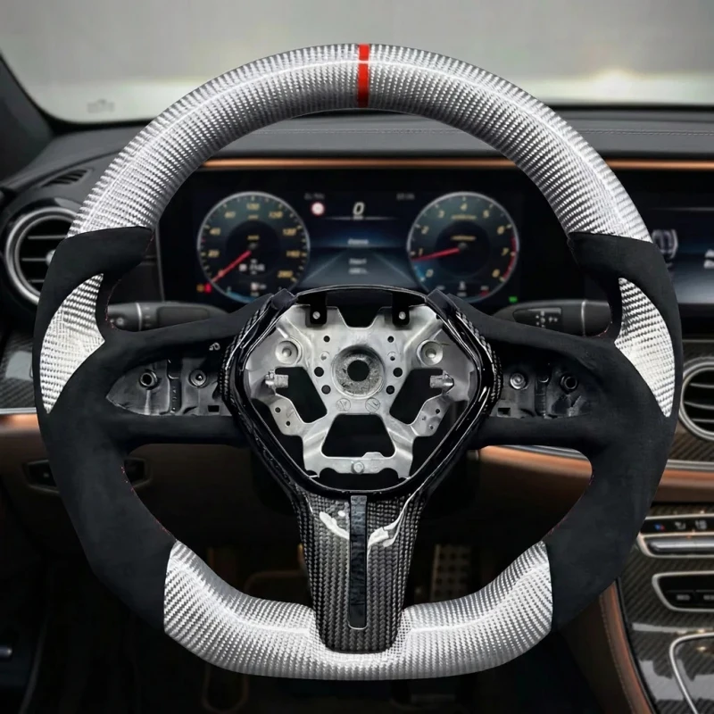 Volante De Fibra De Carbono Racing Carbon Fiber Steering Wheel for  Q60 Enhanced Control & Luxury Appearance