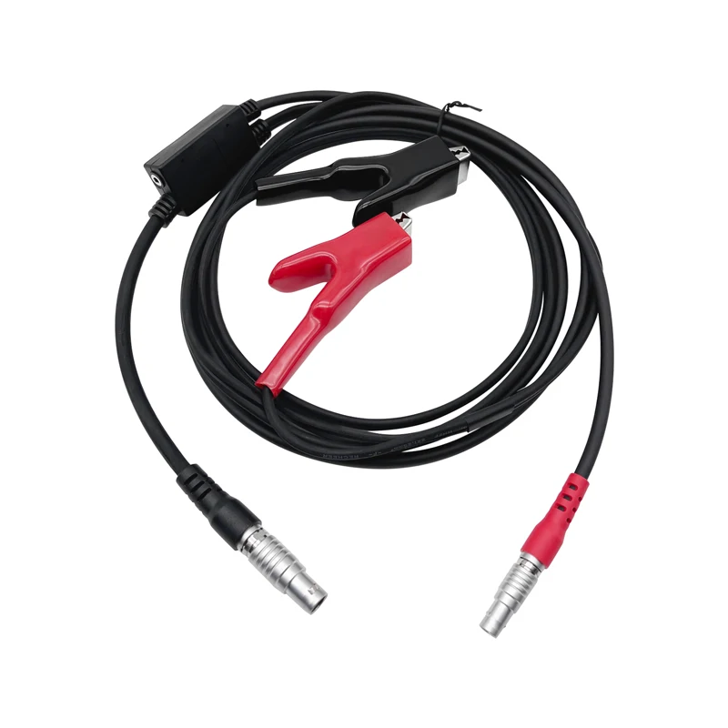 NEW GPS-PDL cable LE52X S82 S86 Power cable for south GPS RTK GNSS survey instrument 1.B 5pin-0.B 5 pin+Clip