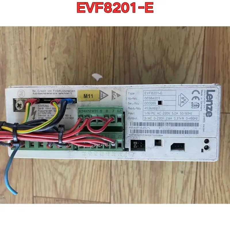 Second-hand disassembled inverter EVF8201-E function test is normal