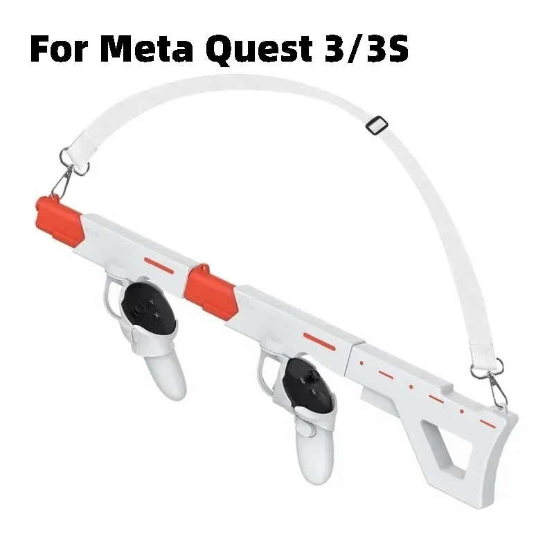 For Meta Quest 3/3S Gun Stock VR Controller Magnetic Gunstock Stand Enhanced FPS Gaming Experience For Oculus Quest3 Accessories