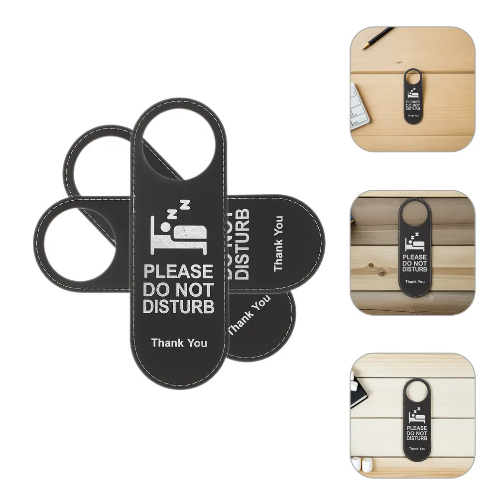3Pcs Door Hanger Sign Hotel Door Signs Do Not Disturb Make Up Room Double Side Hanging Tags Do Not Disturb Signs