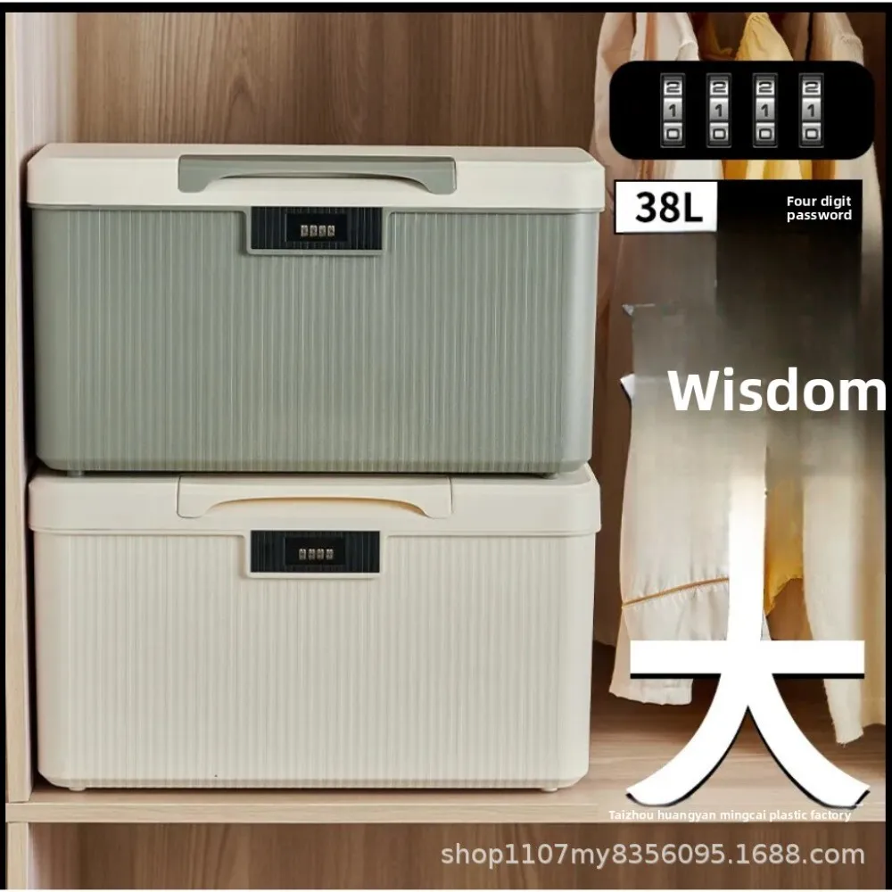 

Extra Large Car Mounted Nail Art Storage Box with Password Lock for Secure Organizing and Portable Beauty Tool Holder