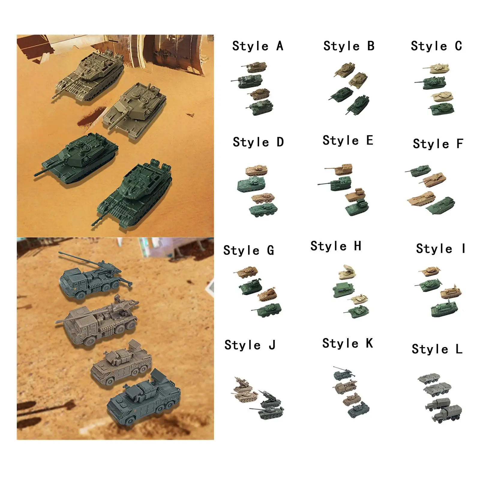 4 Pieces 1/144 Vehicle Model Building Kits Gift Idea Puzzle Games for Kids Keepsake Collection Educational Toy Children Boys