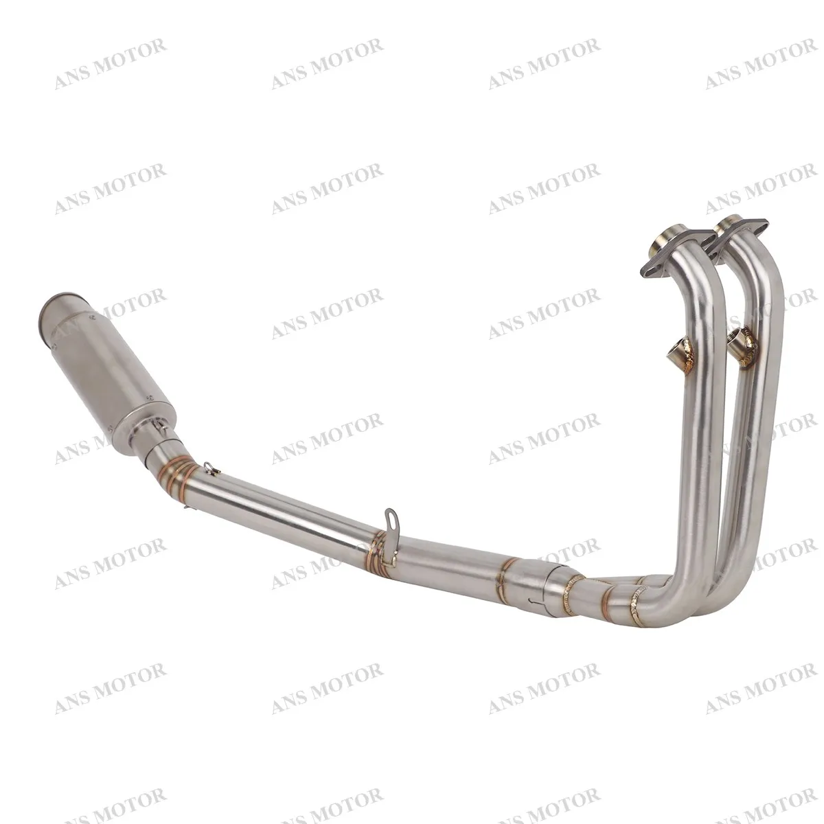 Sistema de Escape completo para motocicleta, silenciador de acero inoxidable, para CFMOTO 450SR, 450SS, 450NK, 2022-2024