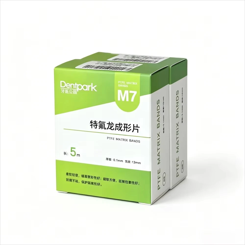 1/2PCS Dental Teflon Shaping Sheets Matrix Bands Transparent Sectional Contoured Matrices Bands Composite Restoration Tools