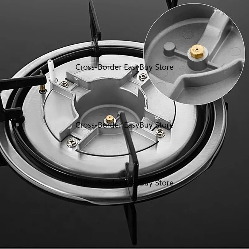 

4 Burner Ga-s Cooktop Household Kitchen Stove with Sabaf Burners Fit LPG Natural G-as