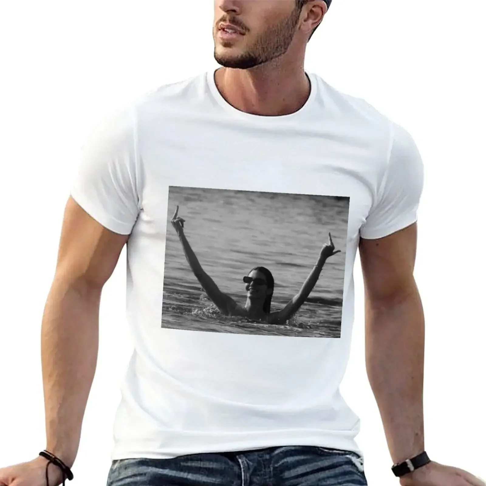 Kendall Jenner T-Shirt quick-drying sublime mens white t shirts Anime Graphic T-shirts for Men Clothing Women Tees