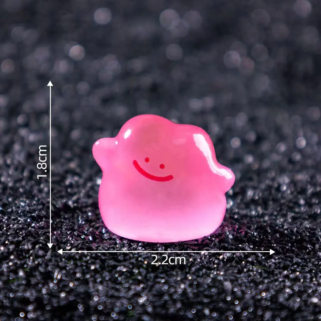 6 PZ/SET Pokemon Pikachu Anime Figure Carino Gengar Bulbasaur Giocattoli Luminosi Per I Bambini Kawaii Ornamento Collezione Fascino Regalo