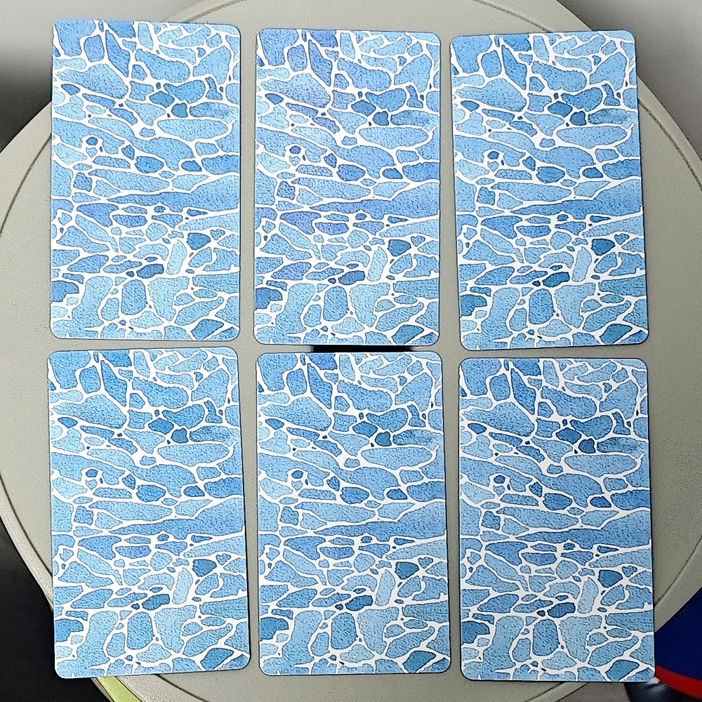The Dreaming Waves Oracle Deck 10.3*6cm 60 قطعة بطاقات أوراكل مليئة بصفارات الحكمة الناعمة المصنوعة من الريش