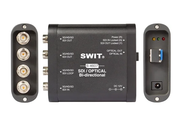 SWIT S-4607 Bi-directional SDI/Optical Converter