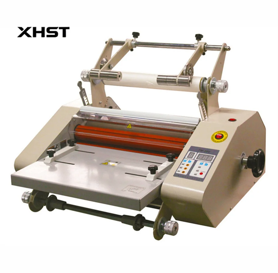 SG-FM360S Hot Sale Hot And Cold Laminating Machine 340MM Double Side Lamination Machine With Top Film Cutting Blades