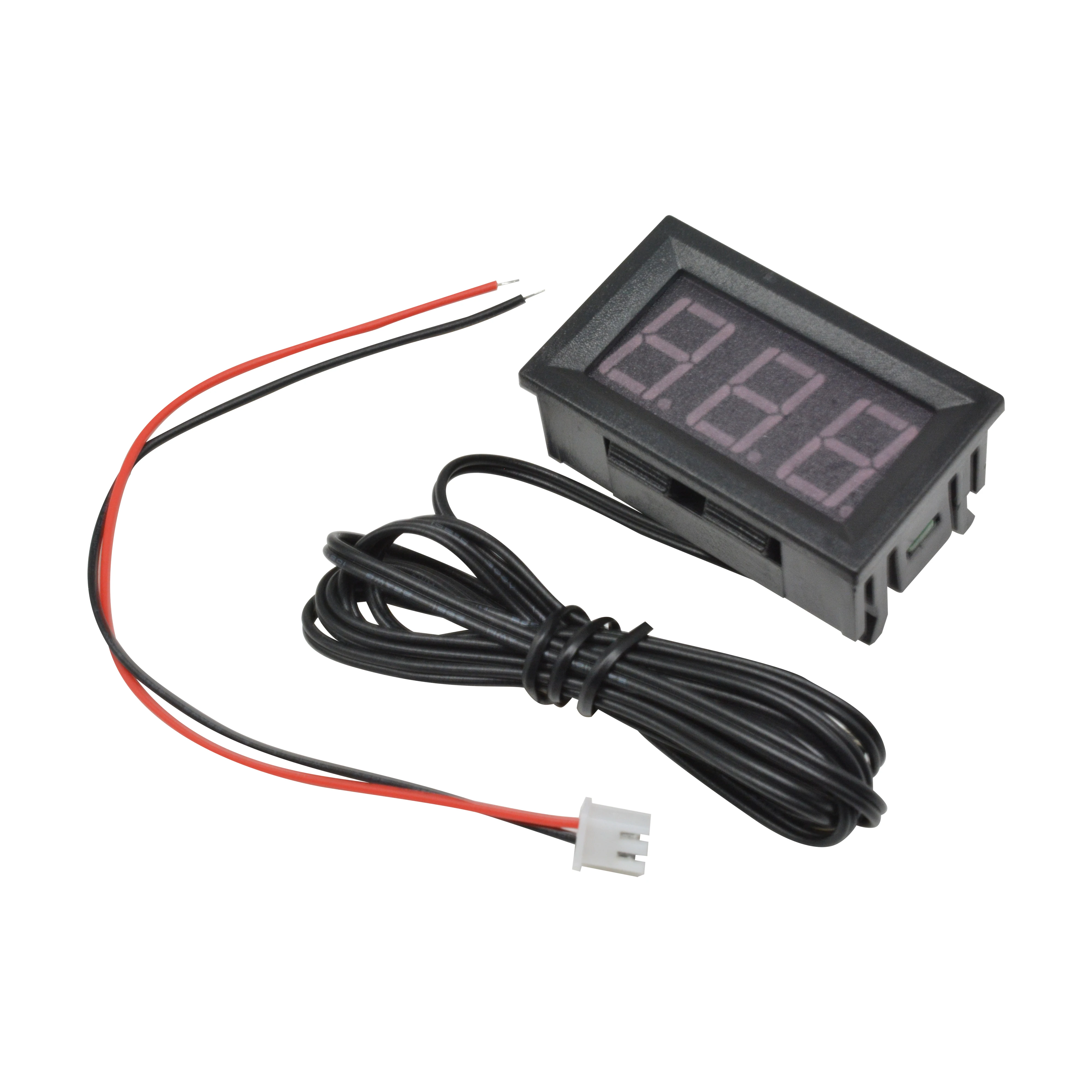 DC4~30V Miniature LED Digital Thermometer for Automotive Temperature Monitor with Temperature Probe, Measuring Range -50-120°C