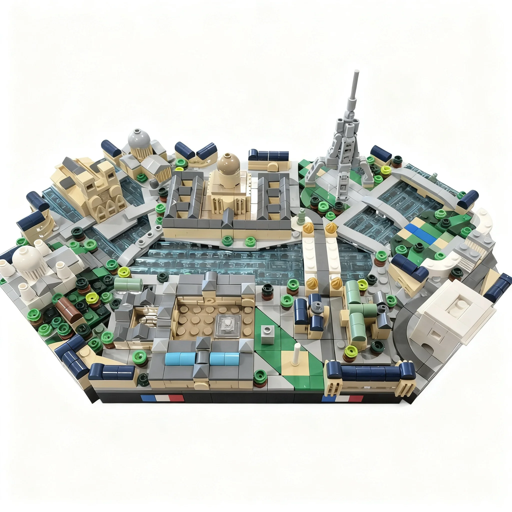 1275pcs MOC Paris Diorama Arch - Kids Toys Paris ulasan dan harga
