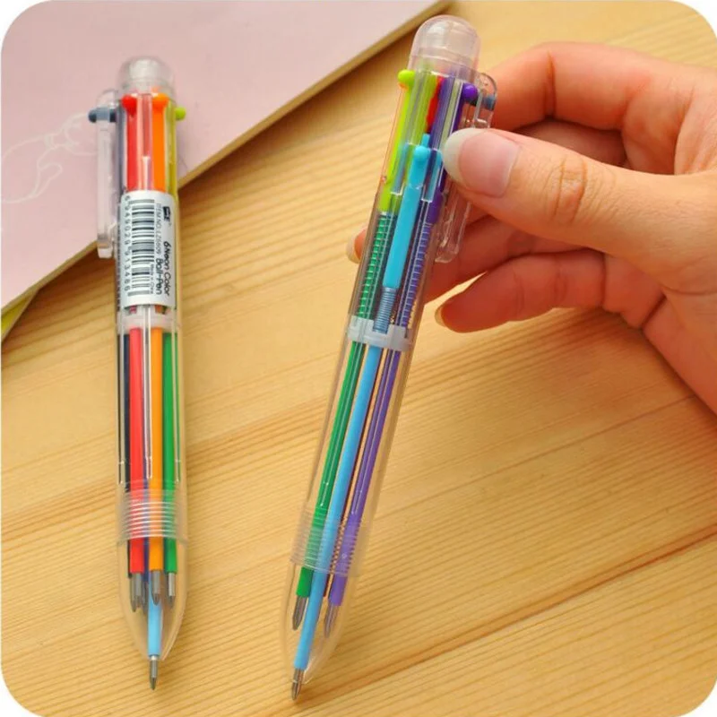 4 Pieces Ballpoint Pen For Ball Point Creative Bullet Colorful Stationery