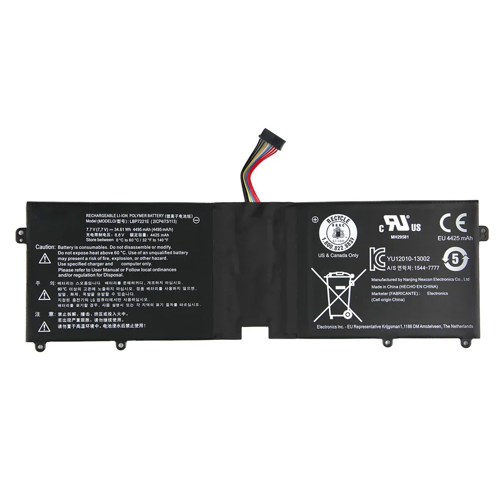 Replacement Battery LBP7221E LBG722VH For LG Gram 14Z950 15Z960 15Z970 Series 13Z940 14Z960 15Z975 High Quality Batteries