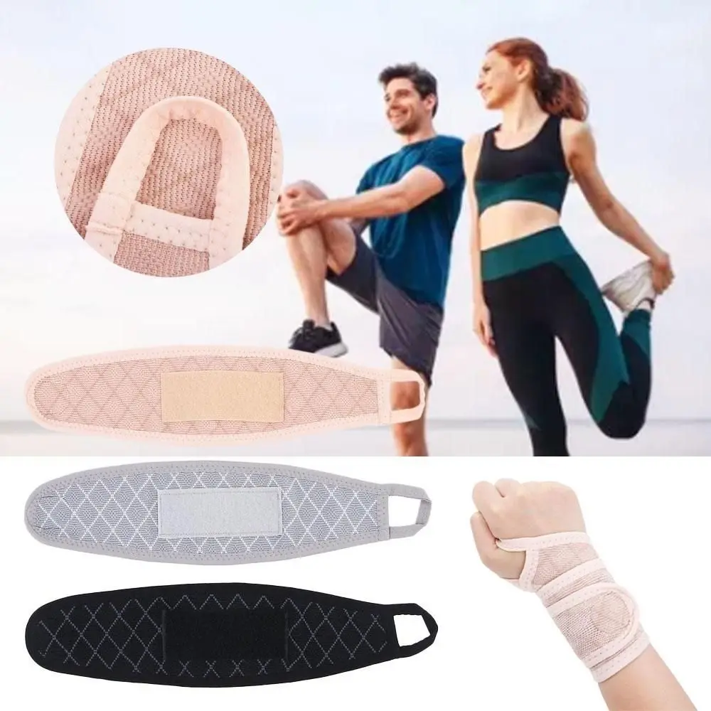 Light&Thin Adjustable Wristband Compression Breathable Fitness Protect Wristband Universal Knitted Wrist Support Band Gym